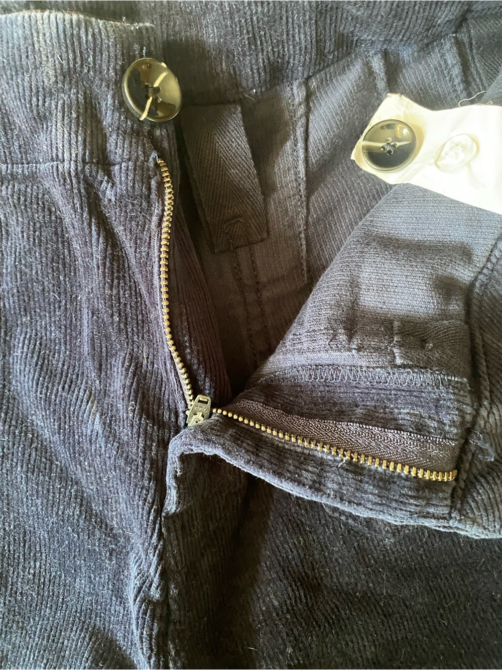 QUINCE Navy Corduroy Pant 14 - Picture 4 of 9
